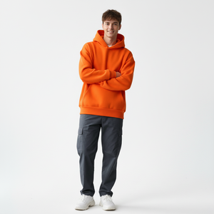 Sweat-shirt unisexe en coton et polyester brodé, imprimé, ample, de haute qualité, pour hommes, collection hiver 2025 - Product Image 4