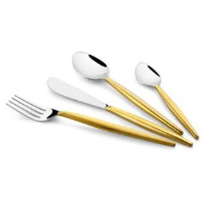 Best Selling Stainless Steel <b>Knife</b> Fork Factory Wholesale Spoon Set Gold Flatware Cutlery Set - Product Image 3