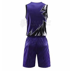 Uniforme de baloncesto de poliéster con estampado de logotipo personalizado, ropa deportiva transpirable de diferentes colores para verano de talla grande - Product Image 2