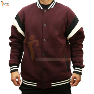 Nouveau style de veste versity personnalisée pour hommes vestes versity en laine melton vente en gros avec veste versity en cuir pour hommes - Product Image 2