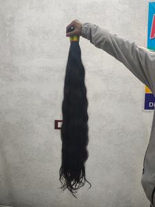 Cabello Humano Virgen Liso del Sur de la India de 40 Pulgadas, Cutícula Alineada y Sin Procesar - Product Image 2