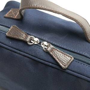 Nouvelle pochette de maquillage légère en coton Cordura à séchage rapide avec fermeture à glissière pour une utilisation en extérieur Logo personnalisable - Product Image 6