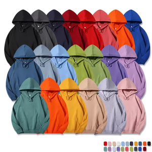 Sweat-shirts à capuche unisexes personnalisés avec logo, en plusieurs couleurs, en molleton de coton, impression personnalisée - Product Image 2