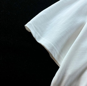 T-shirt imprimé bouffant Streetwear pour hommes personnalisé OEM d'usine T-shirt surdimensionné en coton Chemise à logo en relief 3D - Product Image 6