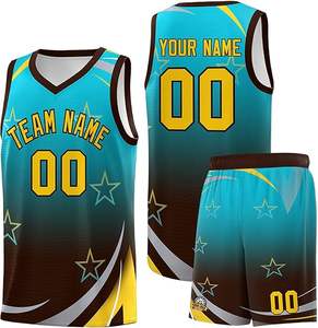 Nouveauté, uniforme de basket-ball de qualité supérieure pour hommes, maillot à manches courtes de conception OEM, uniforme de basket-ball pour hommes à vendre - Product Image 6