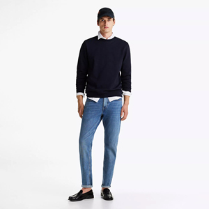 Sudadera Personalizada de Invierno para Hombre, Cuello Redondo, Hombros Caídos, 500 Gsm, Felpa, 100% Algodón Ecológico - Product Image 4