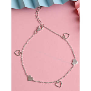 Compre Tobilleras/Payals de Plata 925 100% Auténtica para Mujeres y Niñas, Chapadas en Oro de 14K con una Bonita Piedra Principal de Diamante y Material de Primera Calidad - Product Image 2