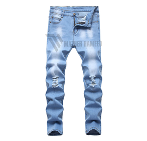 กางเกงยีนส์ไฮสตรีทสำหรับผู้ชายกางเกงยีนส์ฮิปฮอปแฟชั่นสำหรับผู้ชาย - Product Image 1