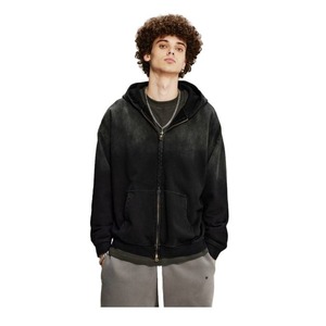 Nouveau Heavy Duty Washed Hole Breaking Vintage Sweat À Capuche Hommes Vieux Sweat À Capuche Hommes Modèle Personnalisé Hoodies logo - Product Image 5