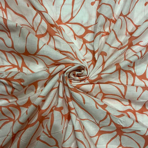 Nonwoven <b>Eco</b>-<b>Friendly</b> Organic Cotton Cambric 60X60 Running <b>Fabric</b> Traditional Jaipuri Print Craft Bags & Dresses <b>Fabric</b> - Product Image 1