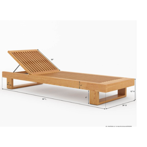 Chaises de jardin en teck, design moderne et élégant, pliables, idéales pour la plage ou le jardin - Product Image 1