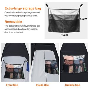 Tienda <span class=keywords><strong>de</strong></span> campaña <span class=keywords><strong>de</strong></span> privacidad emergente, tienda portátil <span class=keywords><strong>para</strong></span> acampar, <span class=keywords><strong>Kit</strong></span> <span class=keywords><strong>de</strong></span> tienda plegable <span class=keywords><strong>de</strong></span> emergencia <span class=keywords><strong>para</strong></span> exteriores - Product Image 4