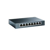 Commutateur de bureau en plastique TL-SG108 8 ports 10/100/1000 Mbps pour réseaux informatiques