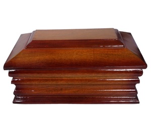 Ataúd de madera funerario para cenizas, urna para cenizas humanos - Product Image 6