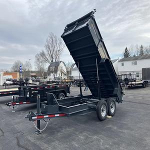 Haute qualité agricole 2 essieux 10 tonnes hydraulique ferme basculement remorque à benne basculante camion certifié CE Double essieux remorque à benne basculante - Product Image 6