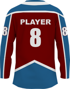 Jersey de hockey sublimado equipo juvenil bordado logotipo personalizado ropa de hockey sobre hielo entrenamiento concurso - Product Image 6