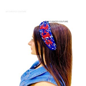 2025 Hot Selling Indian Handcrafted Beaded <b>Headband</b> Customized Crawfish Hair Accessory - Product Image 3