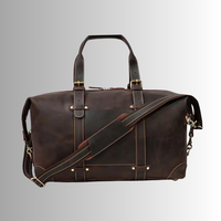 Bagages à main personnalisés sac de sport en cuir véritable pour hommes cuir de vachette Rel cuir de cheval fou sac de voyage sac de voyage
