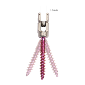 Precio de fábrica Tornillos pediculares poliaxiales de titanio Implantes e instrumentos ortopédicos para cirugía espinal Implante de hueso de columna - Product Image 1