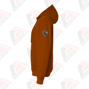 เสื้อฮู้ดพิมพ์ลายบนหน้าจอแบบกำหนดเองเสื้อมีฮู้ดผ้าฟลีซโอเวอร์ไซส์พิมพ์ลายสกรีนโลโก้แบบกำหนดเอง - Product Image 3