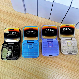 Teléfono móvil Sower I16 Pro Flip con pantalla de 1.77 pulgadas, doble SIM GSM, cámara y teclado QWERTY - Product Image 2