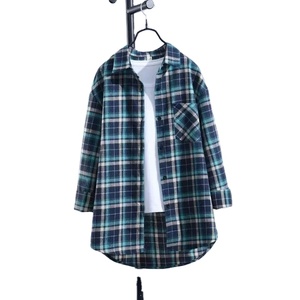 เสื้อผู้หญิงผ้าฝ้าย100% โอเวอร์ไซส์เสื้อเชิ้ตระบายอากาศได้ดีพิมพ์ลายลำลองฤดูร้อน - Product Image 1