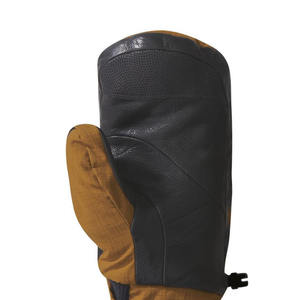 Gants d'hiver personnalisés à prix réduit, mitaines à motifs pour femmes en cuir de mouton véritable et chaud - Product Image 6