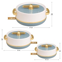 Casserole de luxe en or avec une finition élégante, parfaite pour les événements de buffet de table de mariage et la décoration de cuisine moderne de l'Inde