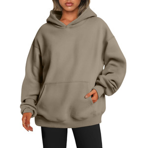 2025 Autumn Loose Casual Long Sleeve Hooded Pullover Personality Streetwear 100% Cotton Men <b>Women</b> Customized Printed Front - Product Image 1
