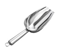 Argent inoxydable fond rond mode crème glacée Scoop farine utilitaire barre glace Scoop pour la maison fête cuisine utilisation
