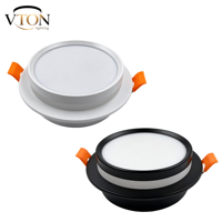 Fabricant sur mesure, nouveau design, boîtier de downlight encastré GX53, support de lampe en aluminium, luminaire de plafond, accessoires d'éclairage