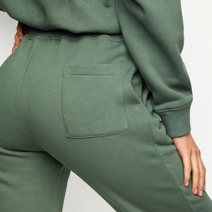 Pantalons de jogging pour femmes en élasthanne/polyester, taille élastique, de haute qualité, écologiques, en molleton pour l'hiver - Product Image 5