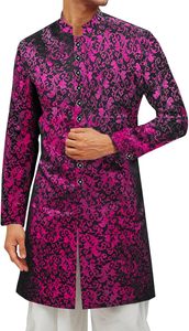 Designer de mode moderne sur mesure pour hommes Kurta Pyjama Khoosa Sherwani Waste Coat disponible prêt à porter porte installation de livraison - Product Image 3