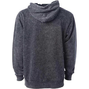 Sun Faded Custom Acid Wash Hoodies High Gsm Stone Washed Sudadera con capucha y pantalones de chándal para hombre - Product Image 2