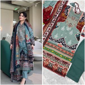Venta al por mayor de Salwar Kameez para mujeres pakistaníes de diseño artístico para la elegancia de la fiesta de boda de primera calidad de la India - Product Image 6