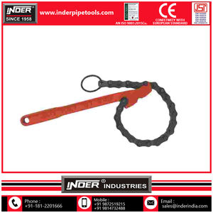 Clé à chaîne en alliage d'aluminium à usage intensif personnalisable OEM Outils réglables pour filtre à huile de moteur de voiture Vente personnalisable de qualité bricolage - Product Image 4