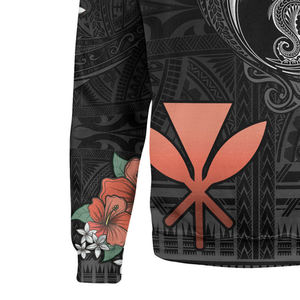 Casual manga larga Hawaii sudaderas cuello redondo suelta pulóver impreso sudadera para hombres 2025 - Product Image 4