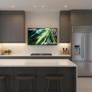 Televisor Inteligente QLED de 85 Pulgadas Modelo 2024 con HDR, Android TV y Frecuencia de Actualización de 120Hz, Televisor de Pantalla Plana para Cocina - Product Image 1