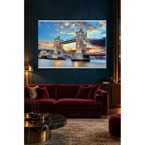 Impresión en lienzo del Puente de la Torre de Londres al atardecer de Fida - Product Image 1