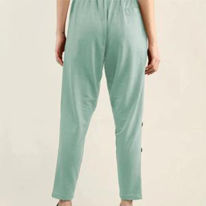 Pantalon de jogging polaire de coupe régulière pour femmes, décontracté, avec fermeture à cordon, vêtements de détente d'hiver, tenue quotidienne extensible - Product Image 3