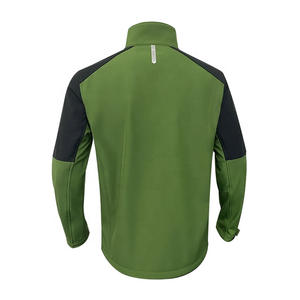 Chaqueta de lana polar ligera negra al por mayor de fabricante personalizada para hombre - Product Image 3