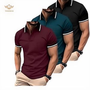Prémium hombres de punto para polos con bolsillo que absorbe la humedad Casual trabajo atlético al por mayor OEM Multipack Golf Shirt - Product Image 1