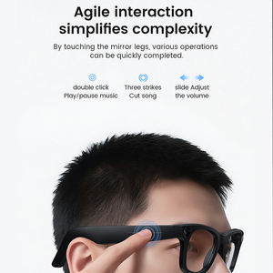 Gafas Inteligentes con IA Mejoradas con Cámara <span class=keywords><strong>de</strong></span> 8MP 1080P, Control por Voz, Traducción en Tiempo Real, Resistentes al Agua IPX-5, Gafas <span class=keywords><strong>de</strong></span> Sol Magnéticas - Product Image 5