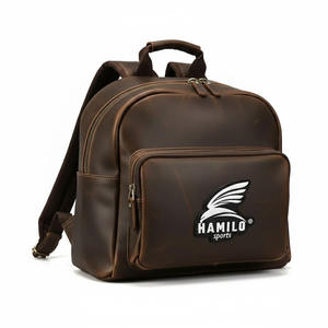 Sac à dos pour ordinateur portable en cuir PU imperméable de haute qualité à prix avantageux, vente en gros d'usine, logo personnalisé, sac à dos d'affaires, sac à dos d'école - Product Image 2