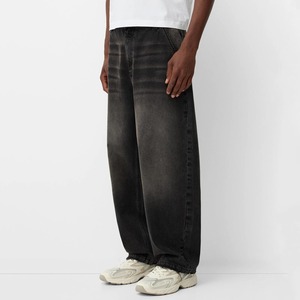 Haute qualité décontracté plaine Denim pantalon 100% coton respirant hommes jean 2025 personnaliser élégant pantalon lavé - Product Image 6