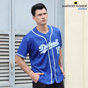 Custom Royal White-<b>Light</b> Blue Breathable Short Sleeve Baseball Jersey-Personalized Sports Uniform with Name and Number - Product Image 2