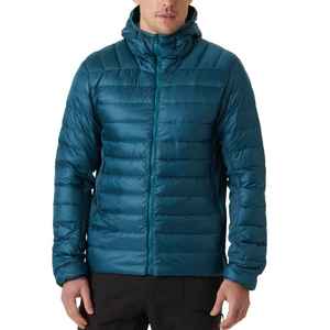 Chaqueta Deportiva con Capucha y Cremallera para Hombre, Talla Grande, Impermeable, Cortavientos, Transpirable, con Forro Polar, para Invierno, Venta al Por Mayor OEM - Product Image 1
