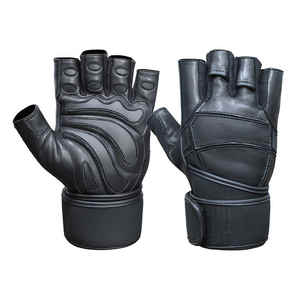 Gants de fitness pour hommes, haltérophilie, service OEM, gants de musculation en cuir synthétique sur mesure - Product Image 4