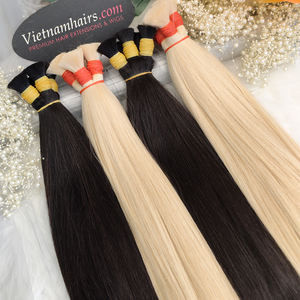 100% Remy Vierge Vague Cheveux Haute Qualité Handtied Vietnamien Artisans Cuticule Aligné Raw PU 100% Remy Humain Naturel Extensions - Product Image 6