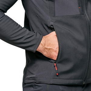 Veste Softshell Personnalisée de Haute Qualité 100% Polyester Vêtement de Travail Respirant en Gros pour Hommes - Product Image 6